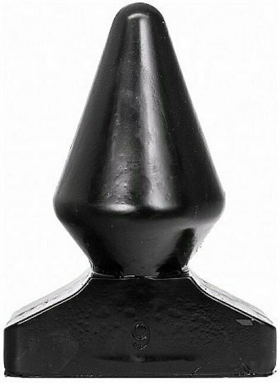 All Black Anal Plug Πρωκτική Σφήνα Black 18.5cm