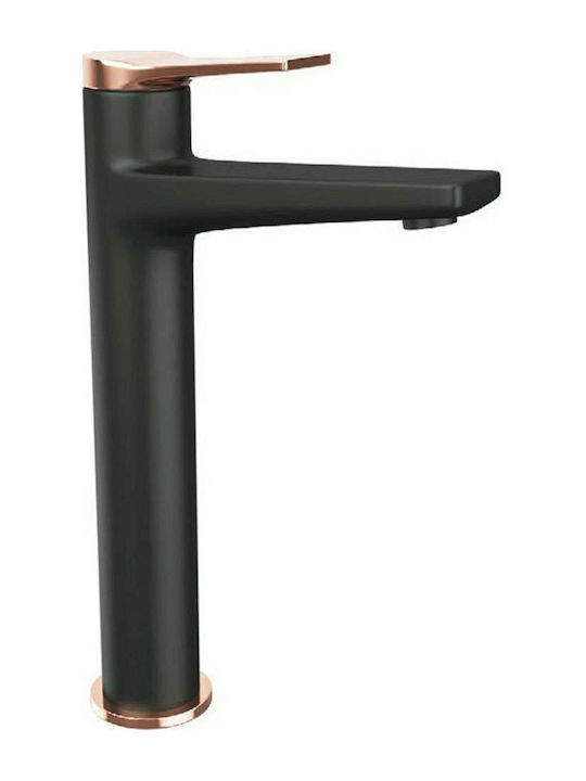 Karag Andare Mixing Tall Sink Faucet Nero / Ros...