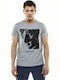 Devergo Men's Short Sleeve T-shirt Gray 1D21SS4038SS0105