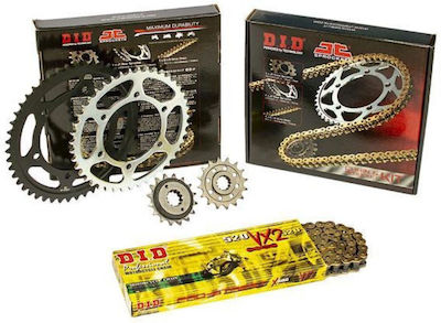 DID Chain & Sprocket Kit (17-46-520VX) for Kawasaki KLE 500 1997-2005