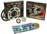 DID Chain & Sprocket Kit Golden (17-44-530ZVM-X/G) for Honda CBR 1100 XX Super Blackbird 1997-2007