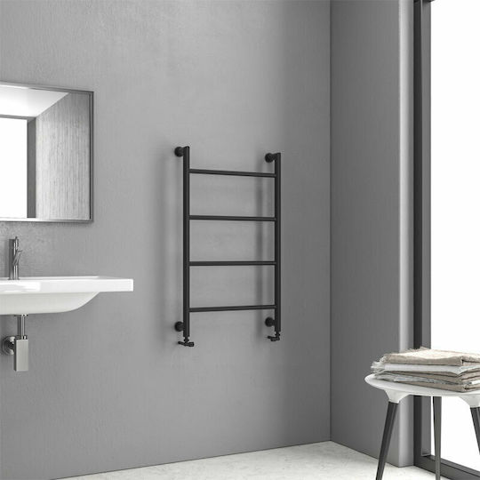 Karag Design 6 Πετσετοκρεμάστρα Μπάνιου 900x560 194kcal/h Μαύρη
