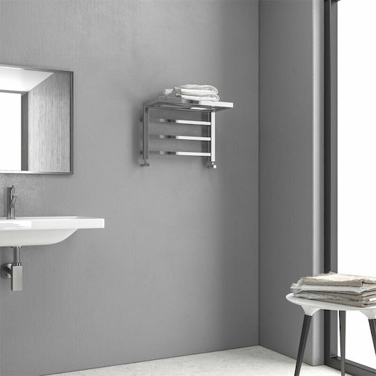 Karag Design 1 Towel Rail Bathroom 350x500 154kcal/h Silver