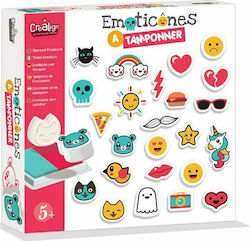 Crealign Stamps Σφραγίδες Emoticons for Children 5++ Years