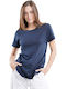 Nike Park 20 Women's Athletic T-shirt Navy Blue