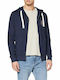 Jack & Jones Men's Sweatshirt Jacket with Hood and Pockets Navy Blazer