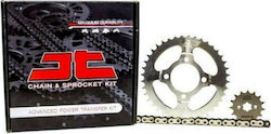 JT Sprockets Kit lanț și pinion Auriu (14-42-428HPO) pentru Modenas Kristar 125