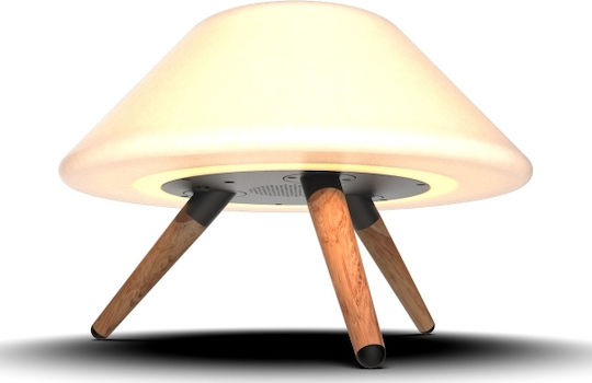 Ksix Kabellose Ladestation Qi Braun (Omni Lamp & Bluetooth Speaker)
