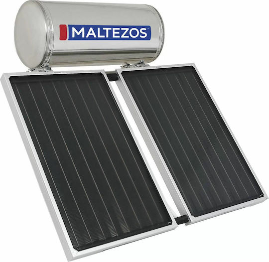 MALT H SAC Încălzitor solar de apă 160 litri Inox Energie Triplă cu colector de 2.7 metri pătrați
