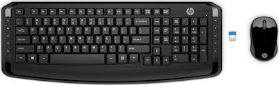 HP 300 Wireless Keyboard & Mouse Set English UK