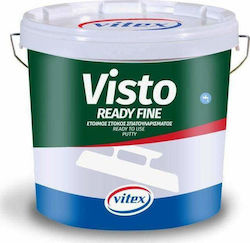 Vitex Visto Ready Fine General-Purpose Putty Filler Ready-Made Σπατουλαρίσματος White 5kg