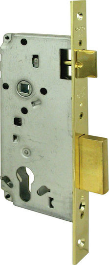 Cisa Locking Line Eingelassene Schloss Vordertür Schlösser mit Zylinder und Zentrum 60mm Gold Rechts