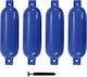 vidaXL Μπαλόνια Σκάφους PVC 51x14cm Μπλε 4τμχ