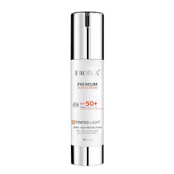 Froika Premium Tinted Light SPF 50+ Αντηλιακή Κρέμα Προσώπου με Χρώμα 50ml
