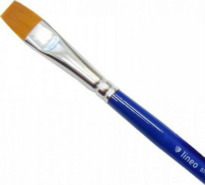 Lineo Plaque Paint Brush Πινέλο Πλακέ Συνθετικό No8