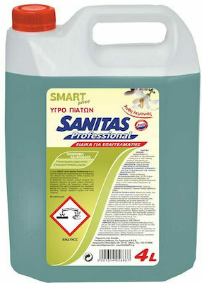 Sanitas Professional Washing-Up Liquid Lemon Blossoms 4lt