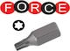 Force Μύτη Κατσαβιδιού Torx με Μέγεθος T45 Torx