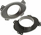 Connects2 Βάσεις Ηχείων Μπροστινές 165mm για Isuzu D-Max 2012-2015 2τμχ