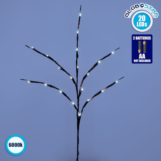 GloboStar Christmas Lighted Decorative Branch Battery Powered 70cm Flexible