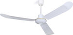 HM-8556 1018 Ceiling Fan 142cm White