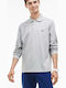 Lacoste Men's Athletic Long Sleeve Blouse Polo Gray