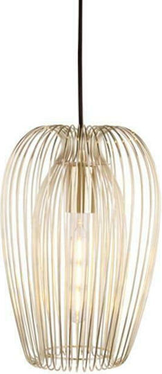 Leitmotiv Lucid Hängelampe Gold 30x30x45cm Leitmotiv Lucid Hängelampe Gold 30x30x45cm
