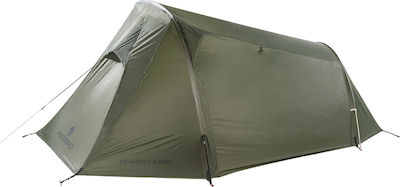 Ferrino Lightent Pro 1 Camping Tent Climbing Green with Double Cloth 4 Seasons for 1 People Waterproof 3000mm 215x125x80cm