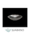 Lukanda Serving Bowl Round Glass Transparent with Diameter 18cm 12pcs