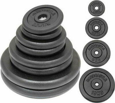 Weight Disks Rubber Coated Scheibenset Gummierte 1 x 2.5kg Ø28mm 2.5kg