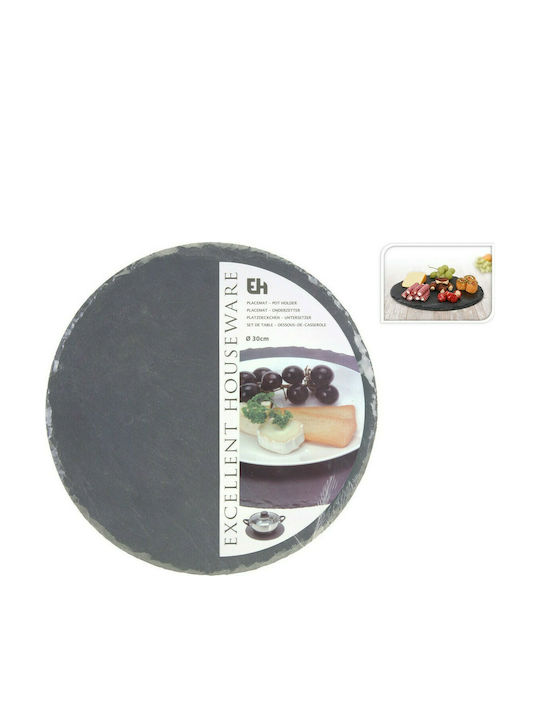 JK Home Decoration Stone Cheese Serving Platter 30x30cm