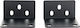 Hikvision 1U380 Camera Mount for CCTV Systems Black Pallet Ears Black