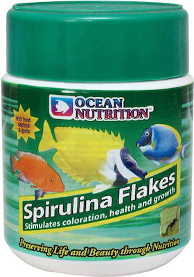 Ocean Nutrition Tropical Fish Food Flakes with Spirulina 34gr