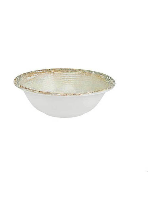 Bonna Patera Porcelain Salad Bowl Beige 16x16cm