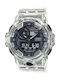 Casio G-Shock Analog/Digital Watch Chronograph Battery with White Rubber Strap