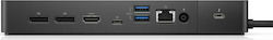 Dell WD19TBS USB-C Stație de andocare cu HDMI/DisplayPort 4K PD Ethernet și conexiune 3 monitoare Negru