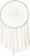 JK Home Decoration Διακοσμητική Ονειροπαγίδα Χειροποίητη Εκρού από Ύφασμα 76x1x76cm