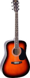 Soundsation Yellowstone DN Sunburst Ακουστική Κιθάρα
