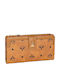 Large Women's Wallet Tabac Brown