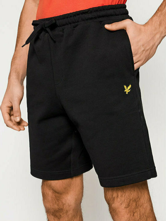 Lyle and Scott Bermudă Sportivă de Bărbați Neagră