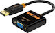 Cabletime AV586 Converter DisplayPort male to VGA female 1pcs