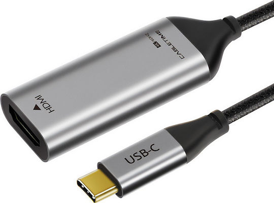 Cabletime C160 Μετατροπέας USB-C male σε HDMI female 1τμχ