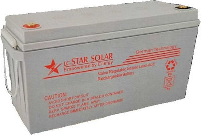 LC-Star Solar Μπαταρία Φωτοβολταϊκών AGM Κλειστού Τύπου 12V 150Ah (690066)
