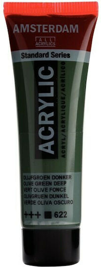 Royal Talens Amsterdam All Acrylics Standard Ακρυλικό Χρώμα Ζωγραφικής Olive Green Deep 622 20ml