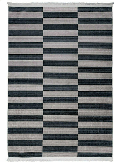 Palamaiki DC002 Rug Rectangular with Fringes Gray