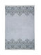 Palamaiki DC006 Rug Rectangular with Fringes Gray