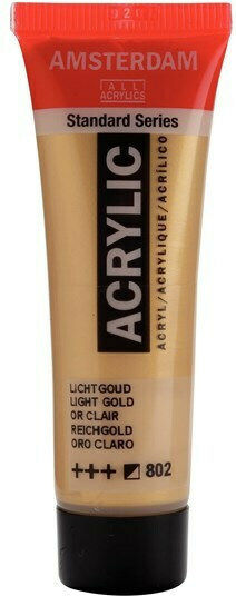 Royal Talens Amsterdam All Acrylics Standard Ακρυλικό Χρώμα Ζωγραφικής Light Gold 802 20ml