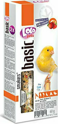 Lolo Pets Basic Μείγμα με Φρούτα για Καναρίνια 60gr