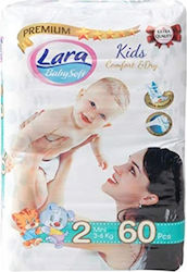 Lara Comsetic Comfort & Dry No. 2 για 3-6kg 60τμχ Lara Comsetic Comfort & Dry No. 2 για 3-6kg 60τμχ