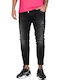 Dual Pantalon De Blugi Elastic Slim Fit Negru