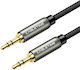 Cabletime Καλώδιο Ήχου 3.5mm male - 3.5mm male Μαύρο 3m με Επίχρυσους Ακροδέκτες AV311